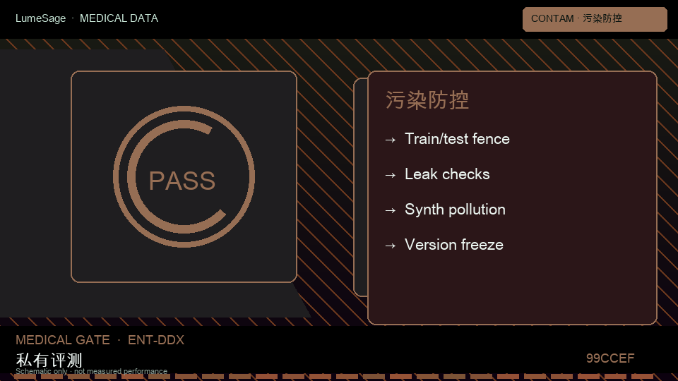 DDx-advanced｜污染与可信度：从公开评测到 GB-Clin 可合同门禁