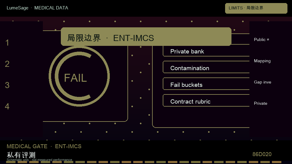 IMCS / 病历生成｜局限与私有映射：从公开评测到 GB-Clin 可合同门禁