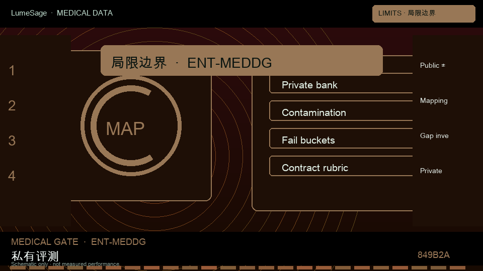 MedDG｜局限与私有映射：从公开评测到 GB-Clin 可合同门禁