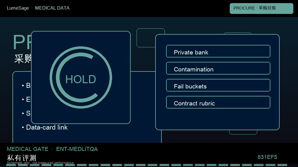 MedLitQA｜采购与数据卡：从公开评测到 GB-Exam 可合同门禁
