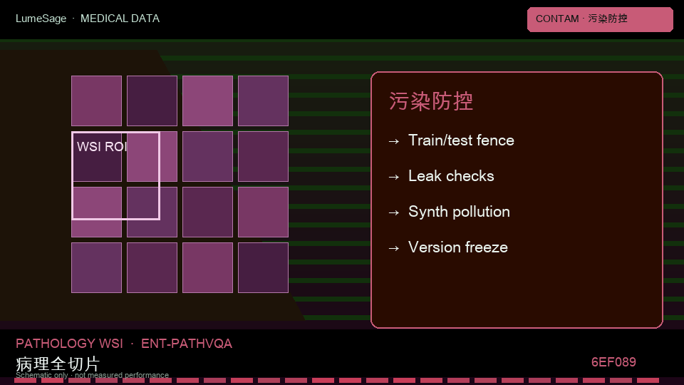 PathVQA｜污染与可信度：从公开评测到 GB-Vision 可合同门禁