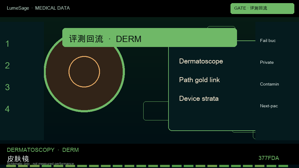 皮肤科影像：Medical Gate 用失败类型写下一包规格，公开榜分数不是合同门禁