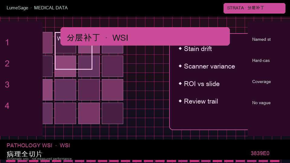 混合型肝癌 WSI：按设备、协议、人群和伪影把失败写成可验收分层，再决定难例补丁