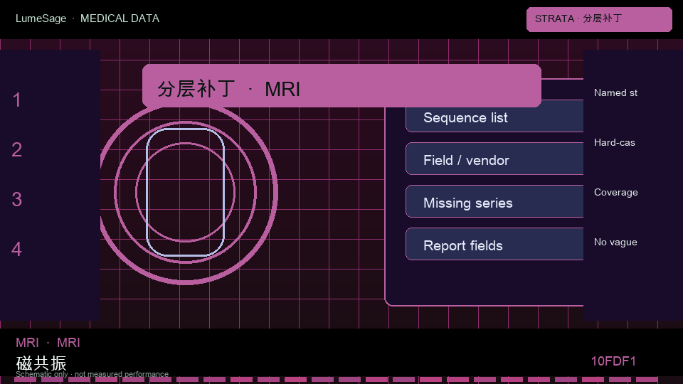 MRI · 腮腺及主要唾液腺专科规格包：按设备、协议、人群和伪影把失败写成可验收分层，再决定难例补丁